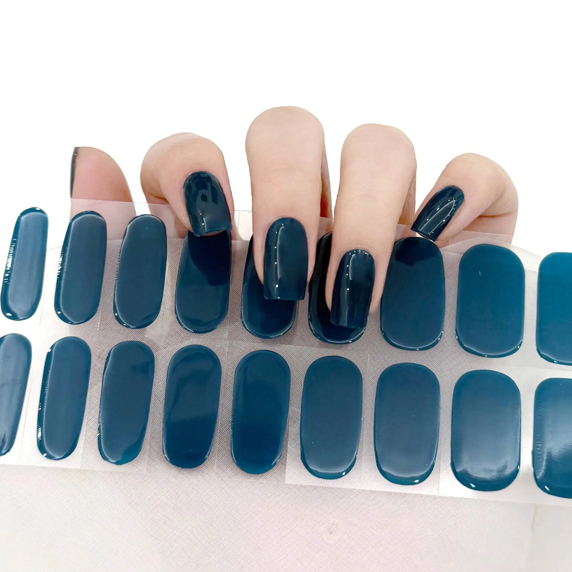 Midnight Teal Jel Tırnak
