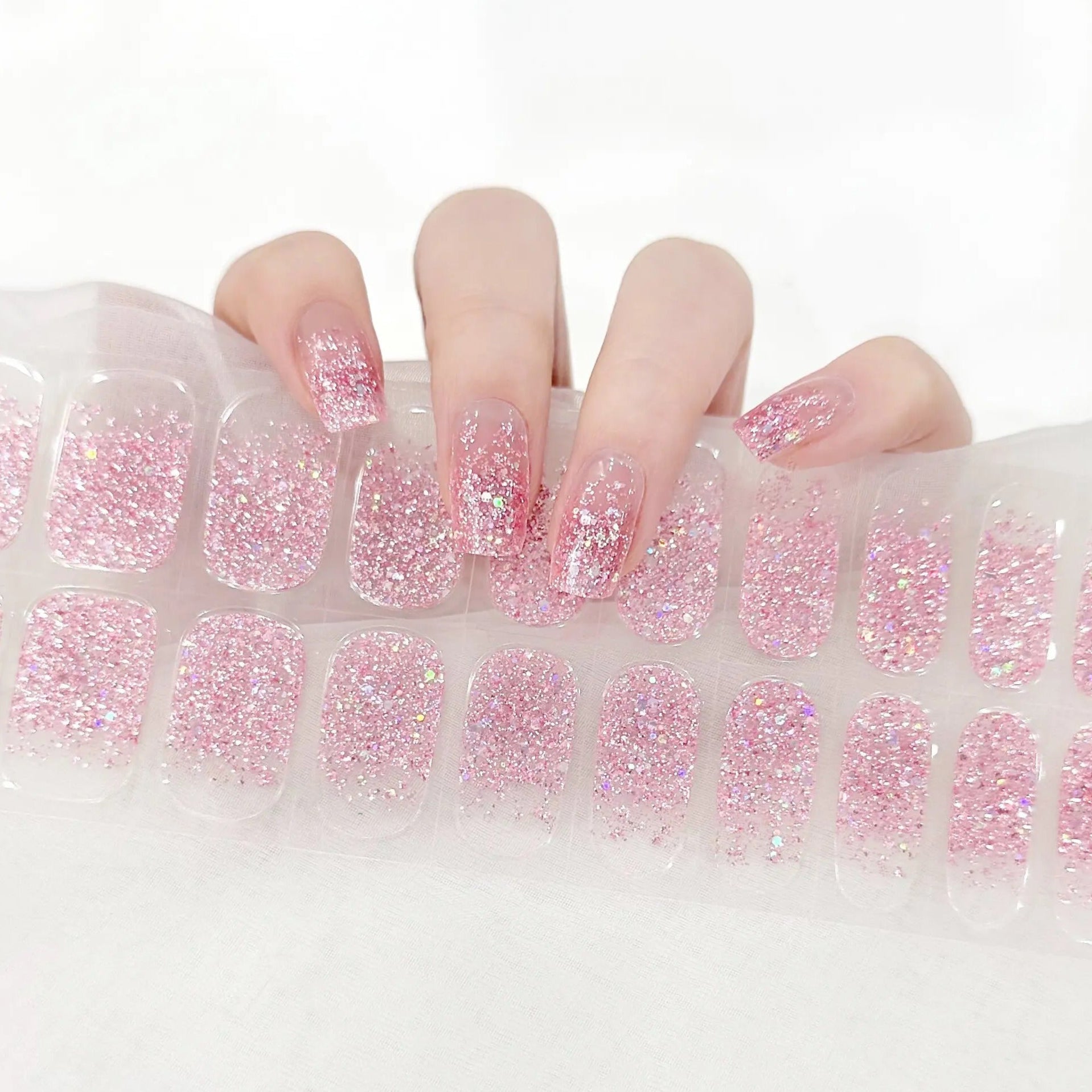 Sparkling Blush Jel Tırnak