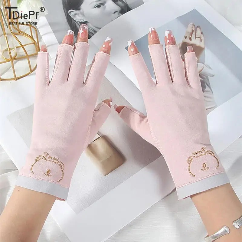 Lusitta UV Lamba İçin Parmaksız Koruyucu Eldiven