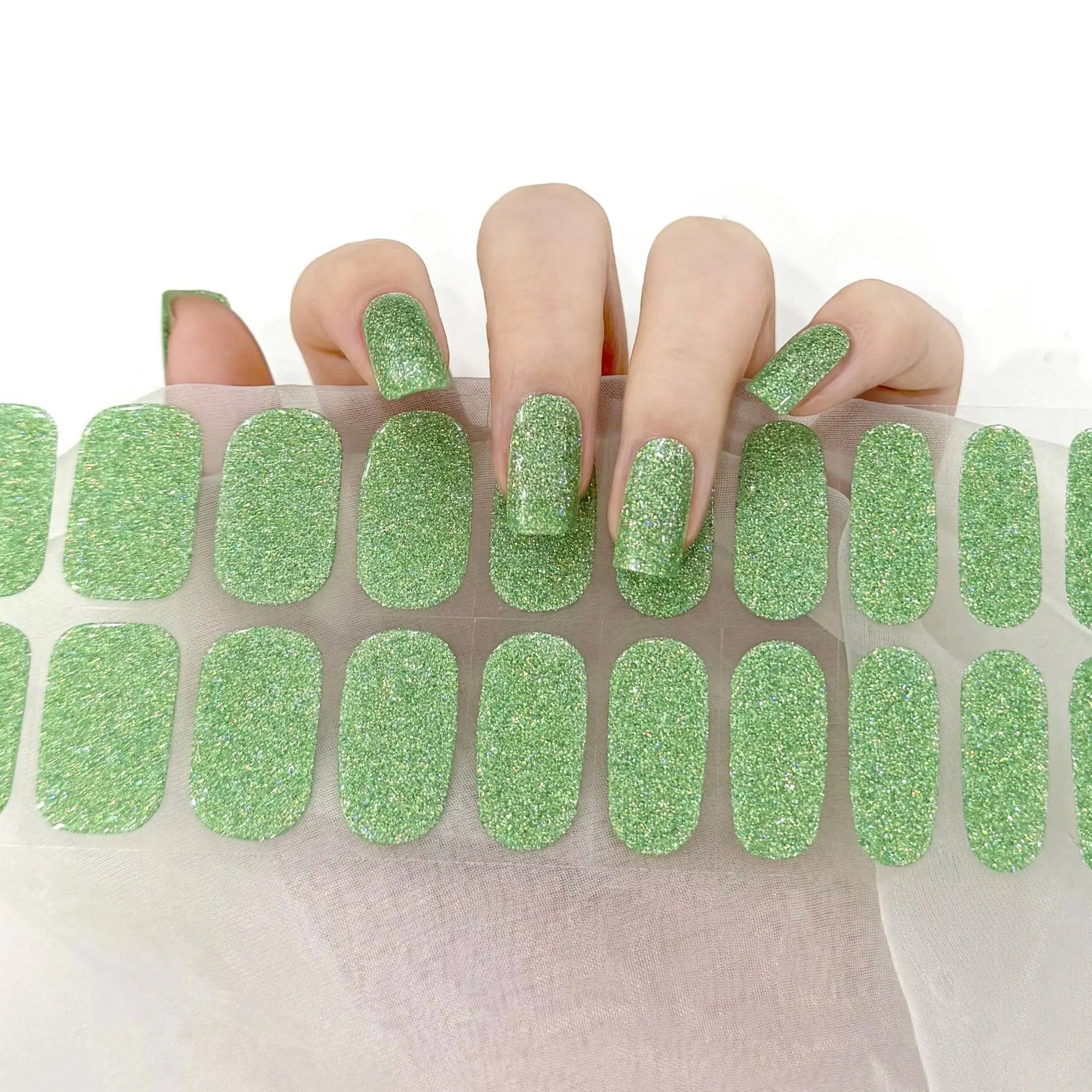 Emerald Glitter Jel Tırnak