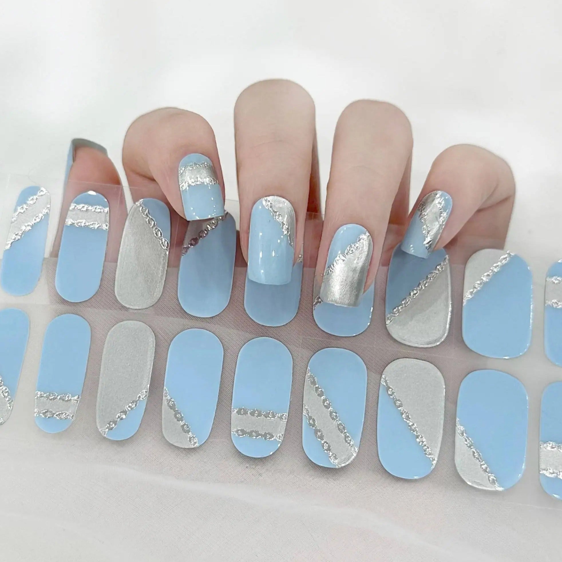 Sky Silver Accent Jel Tırnak