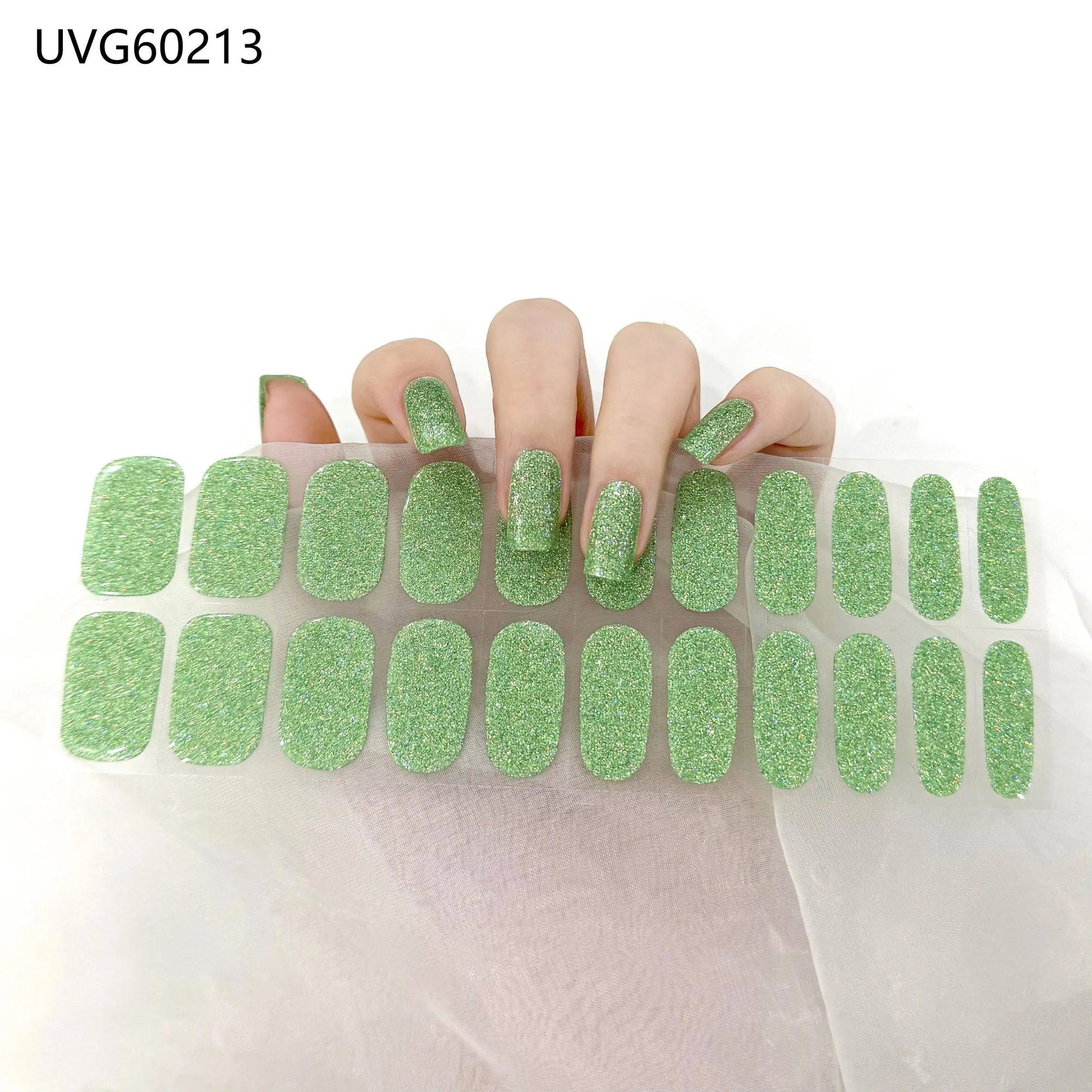 Emerald Glitter Jel Tırnak