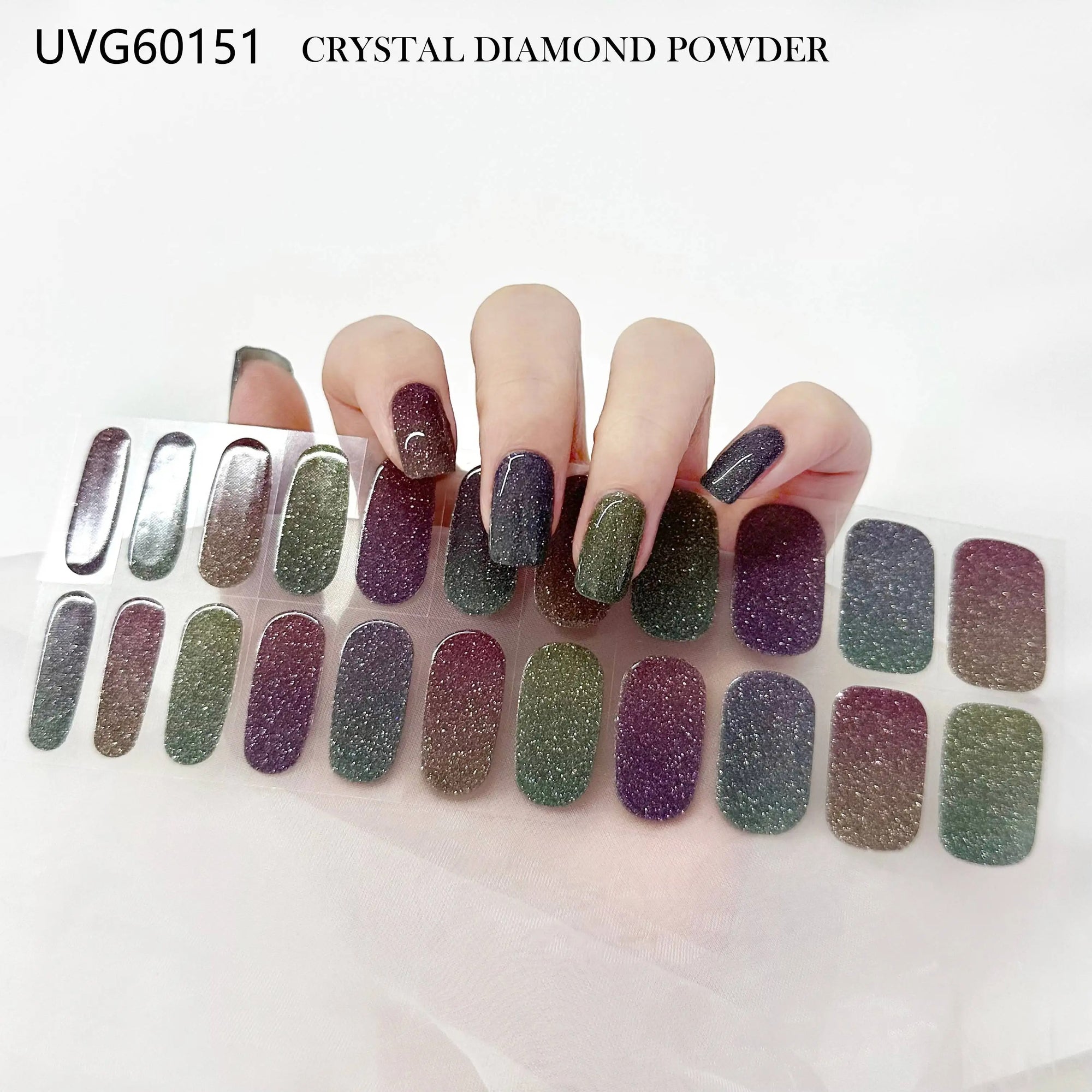 Crystal Diamond Powder Jel Tırnak