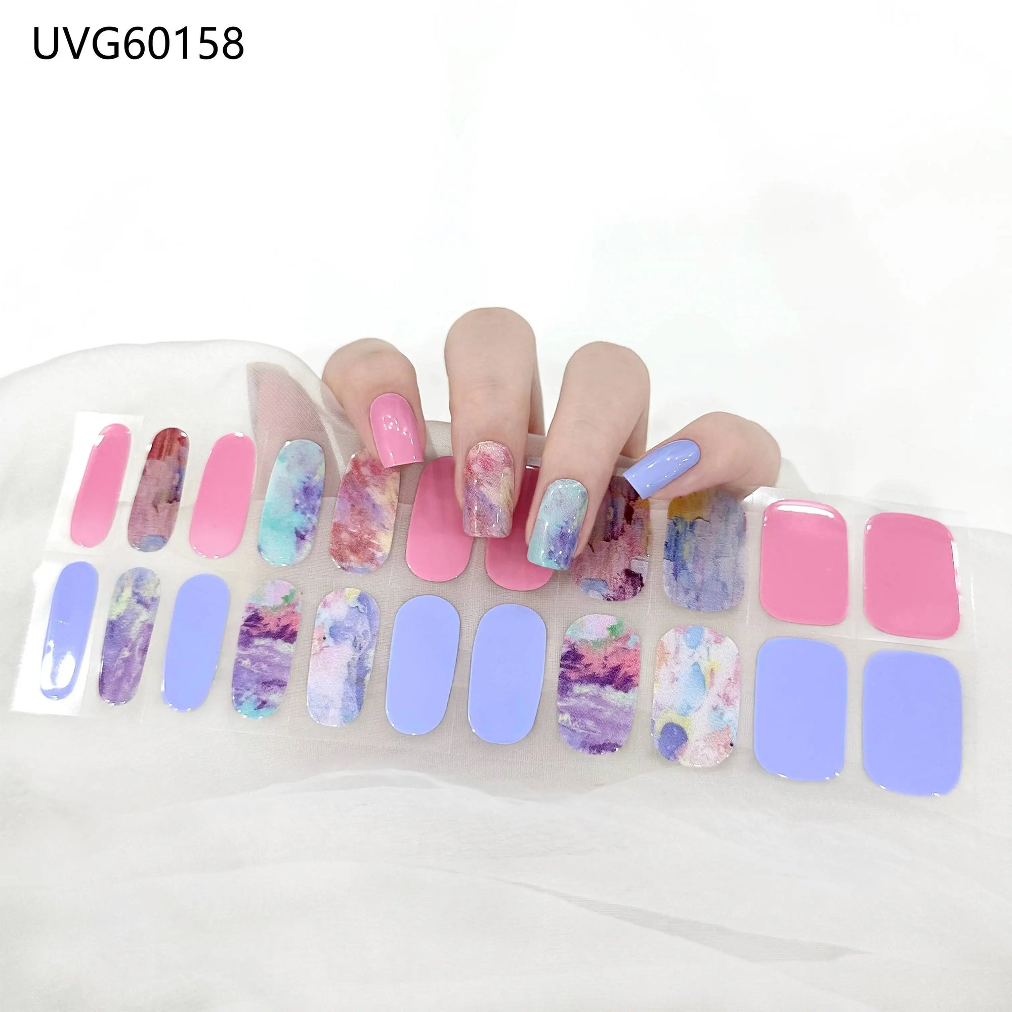 Pastel Canvas Powder Jel Tırnak
