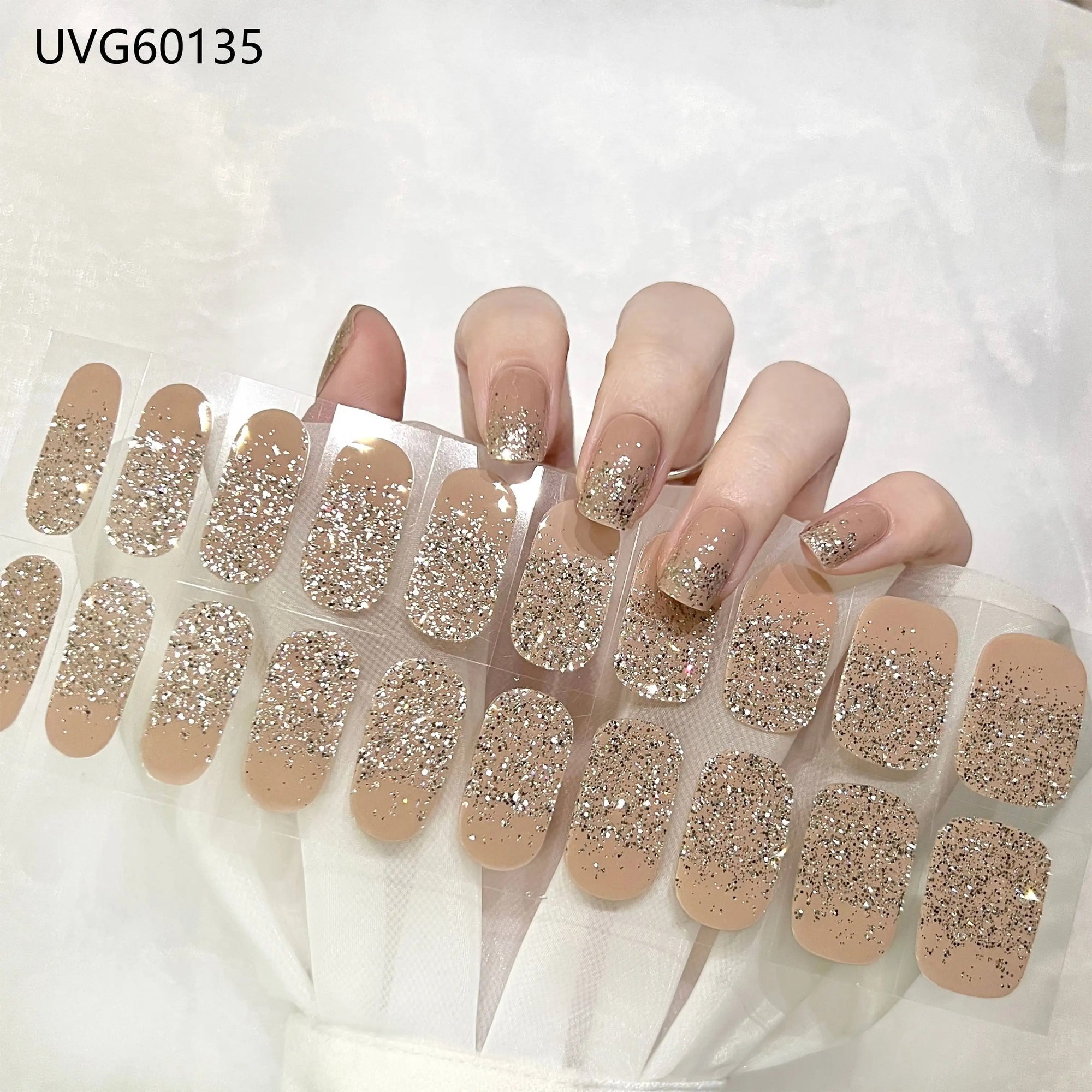 Sparkling Nude Jel Tırnak