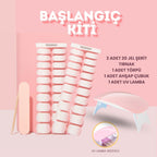 Lusitta Başlangıç Kiti - Baby Pink Ombre Jel Tırnak- NG200024