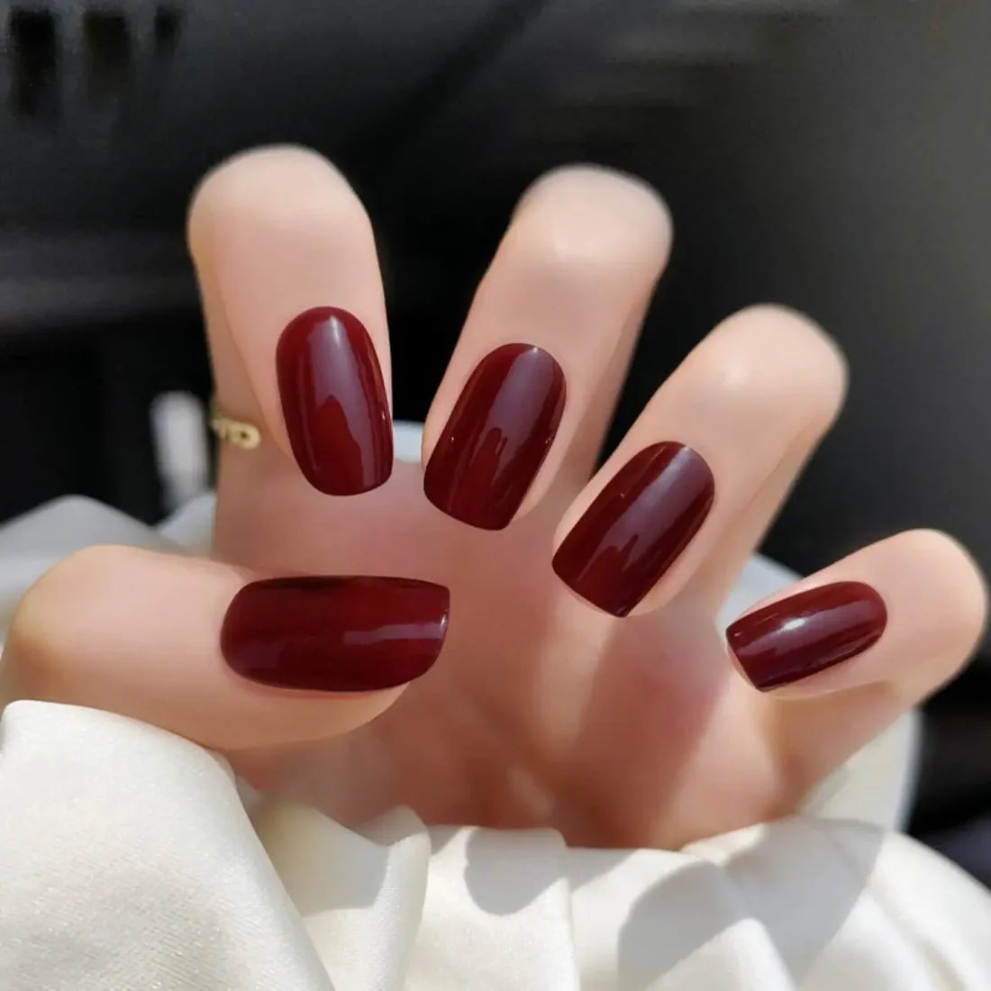 Solid Cherry Red Jel Tırnak - NG200005