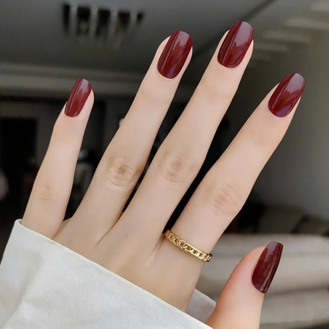 Solid Cherry Red Jel Tırnak - NG200005