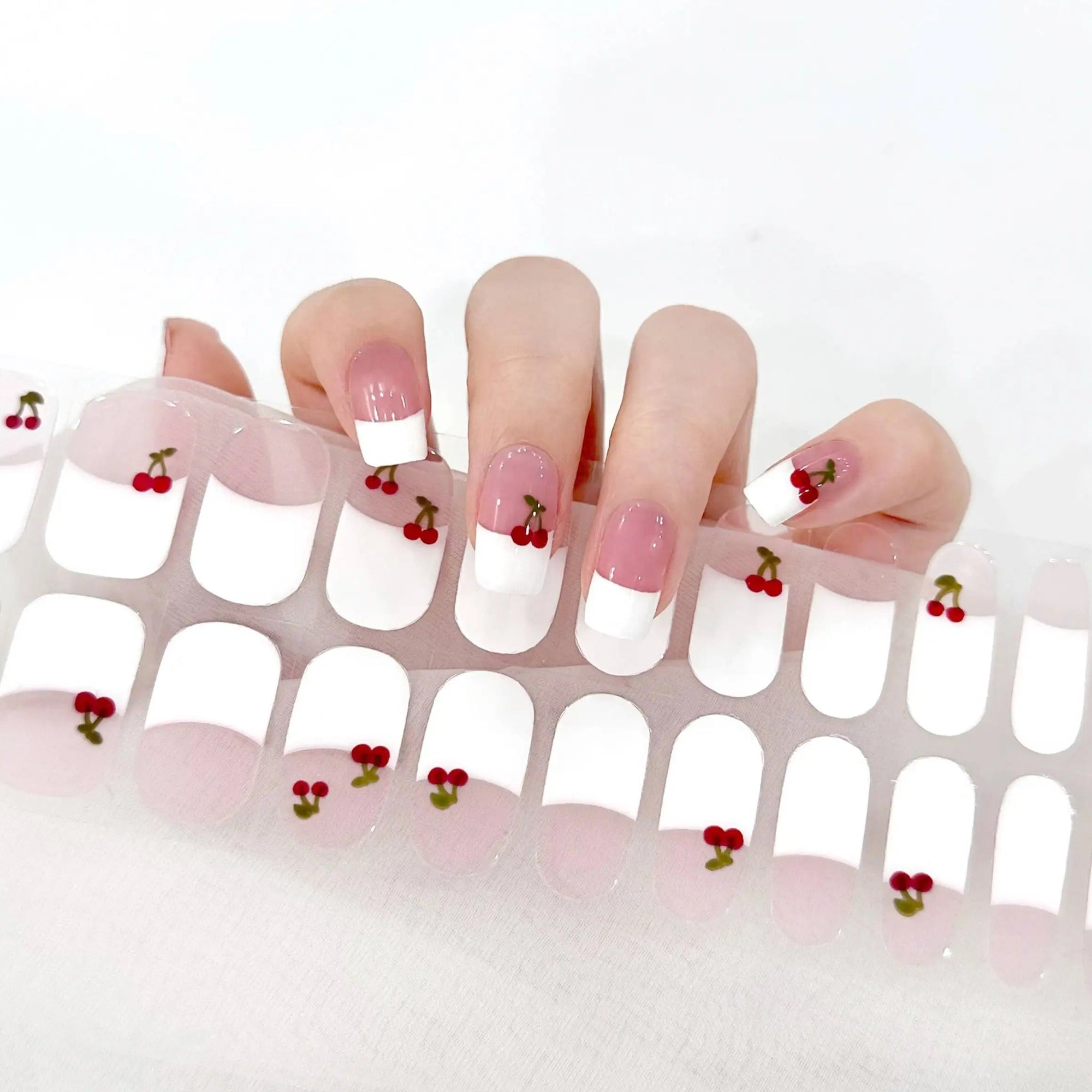 Cherry Kiss French Jel Tırnak