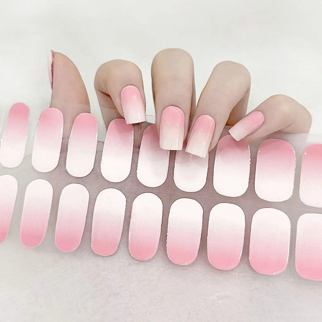 Pink Ombre Jel Tırnak