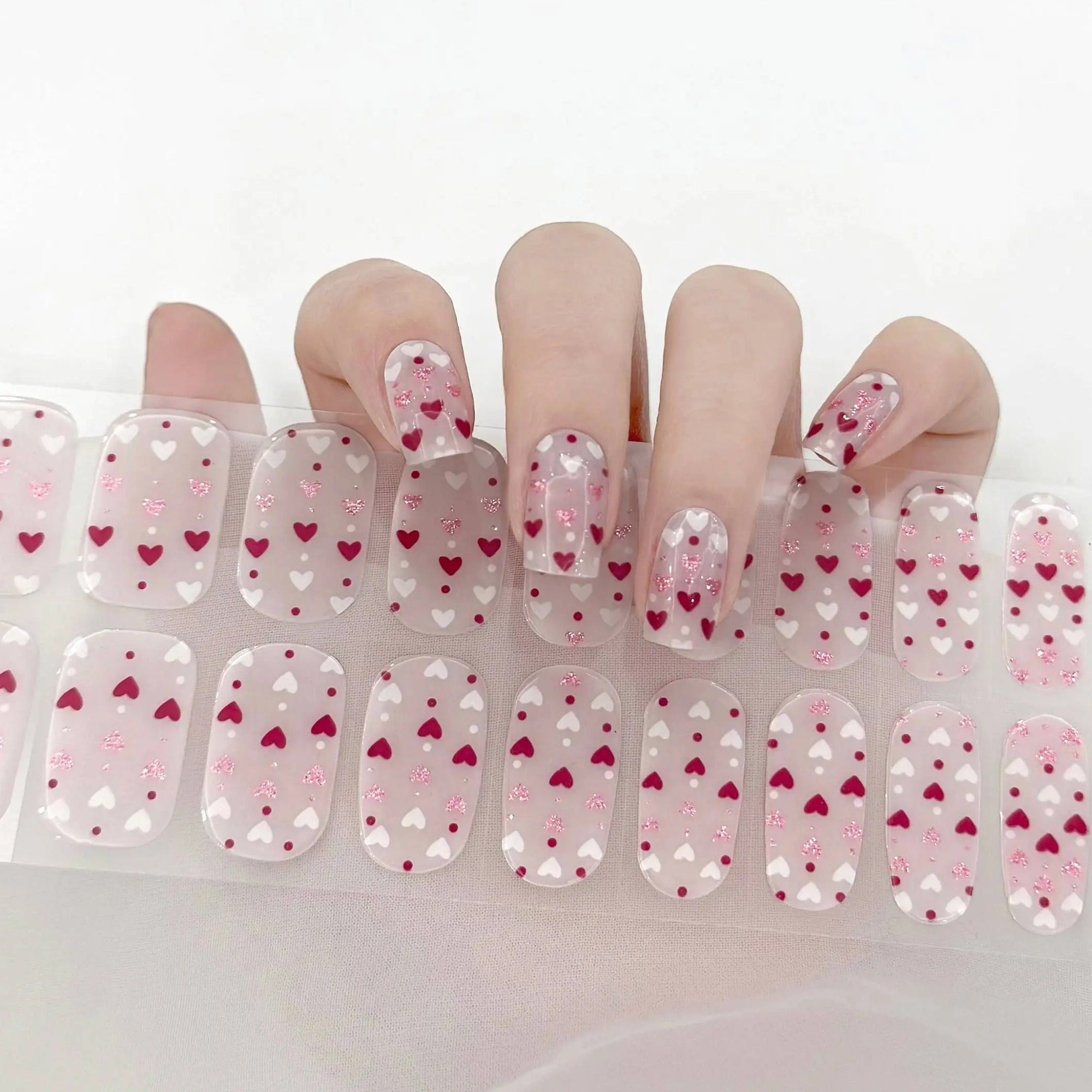 Heart Confetti Jel Tırnak