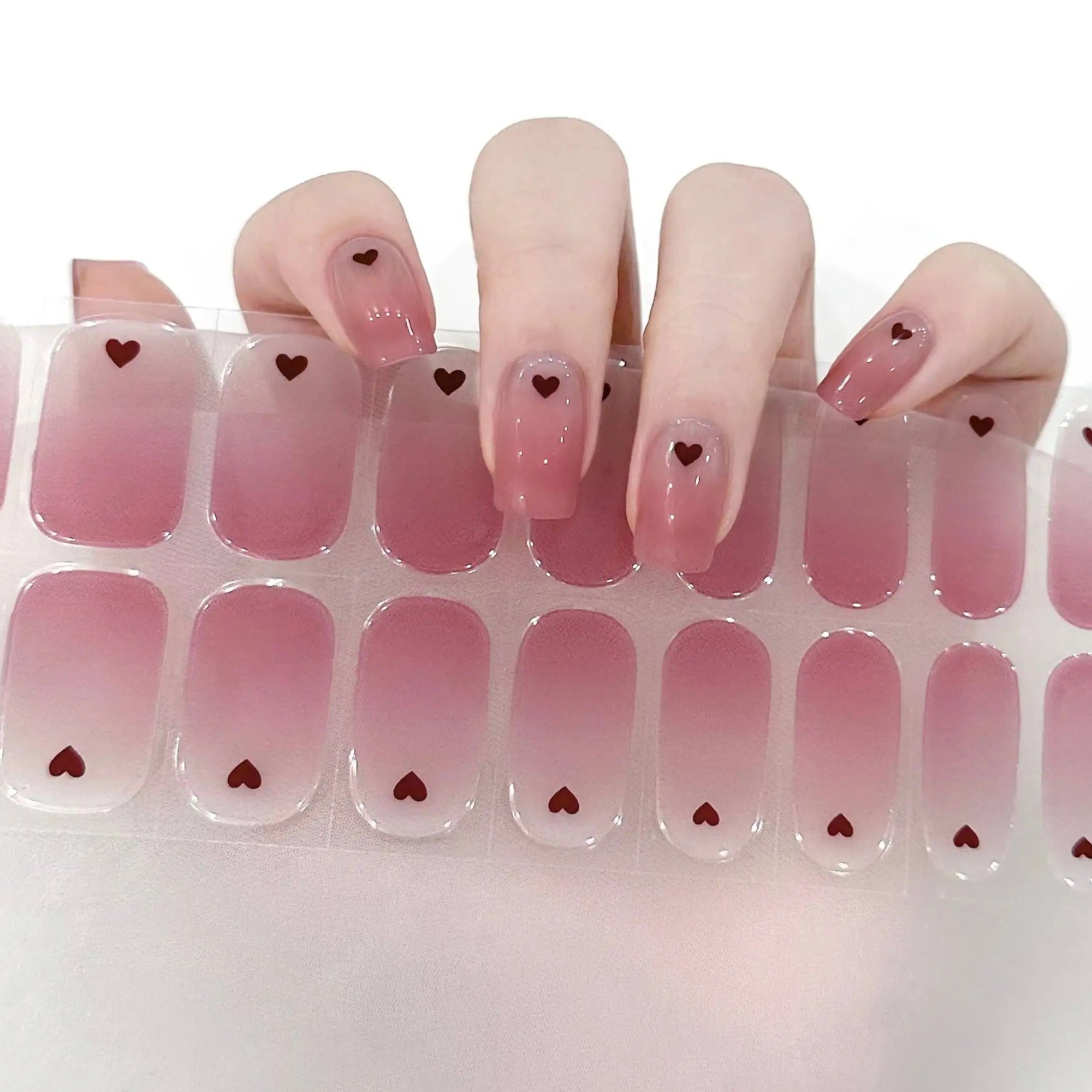 Valentine Ombre Jel Tırnak
