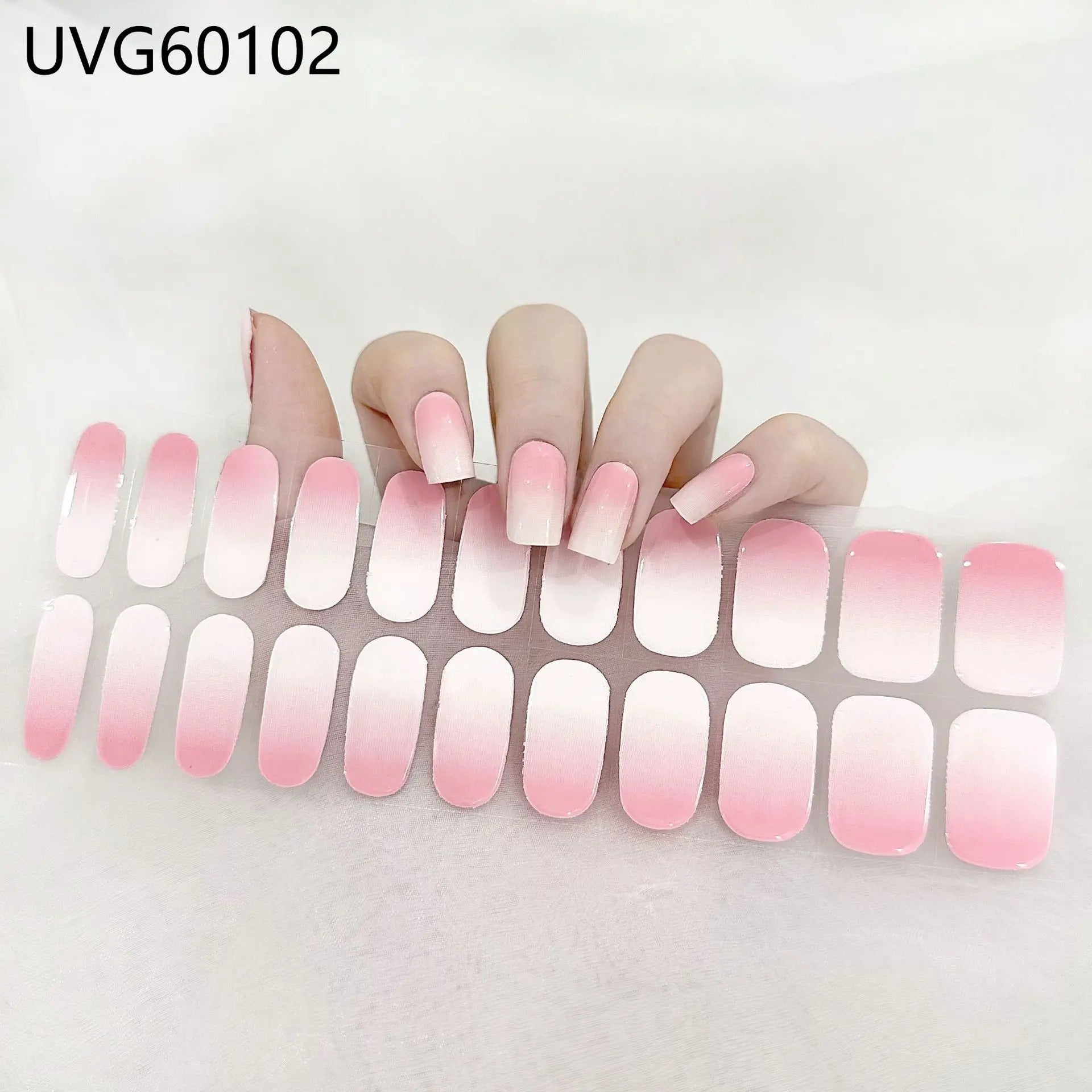 Pink Ombre Jel Tırnak