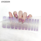 Icy Lavender Sparkle Jel Tırnak