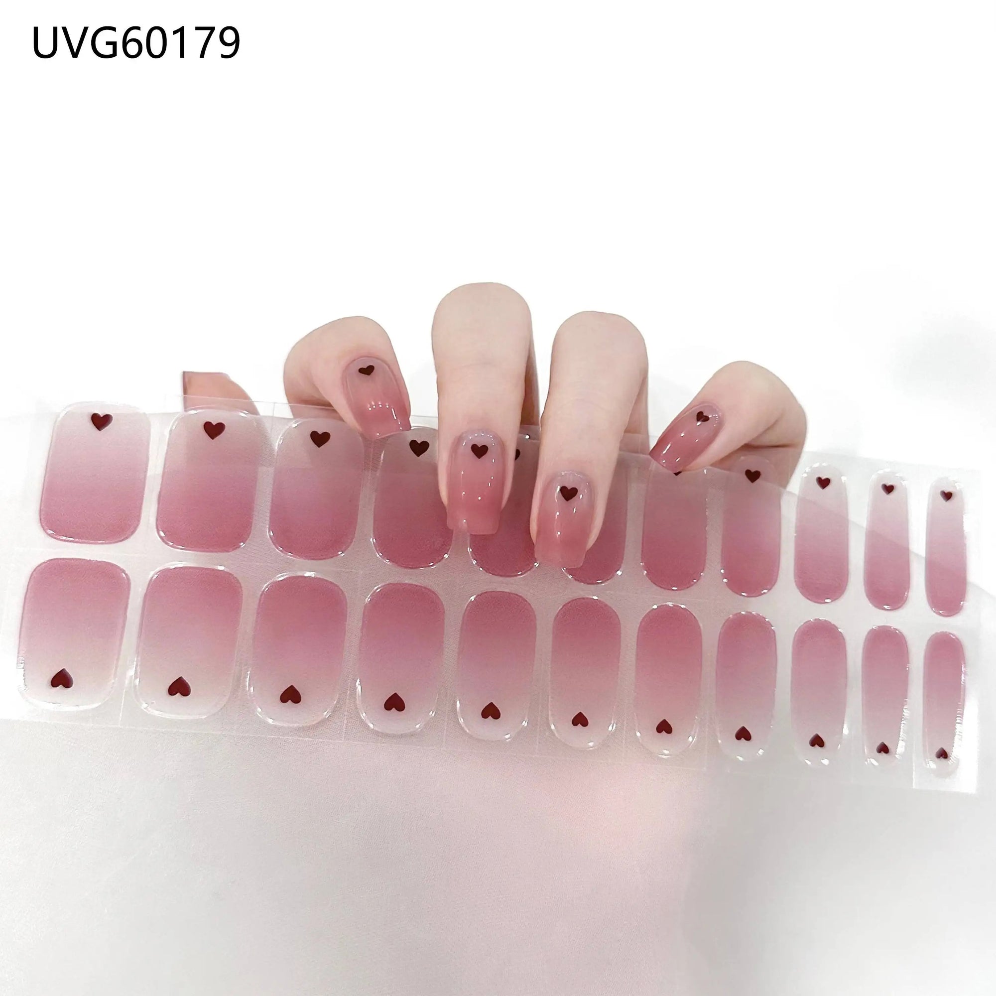 Valentine Ombre Jel Tırnak